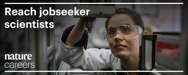 Nature Careers reach jobseekers (banner)